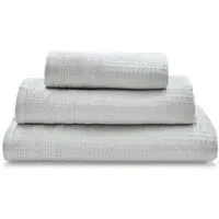 Waffle Bath Sheet - Cloud Grey, Cotton