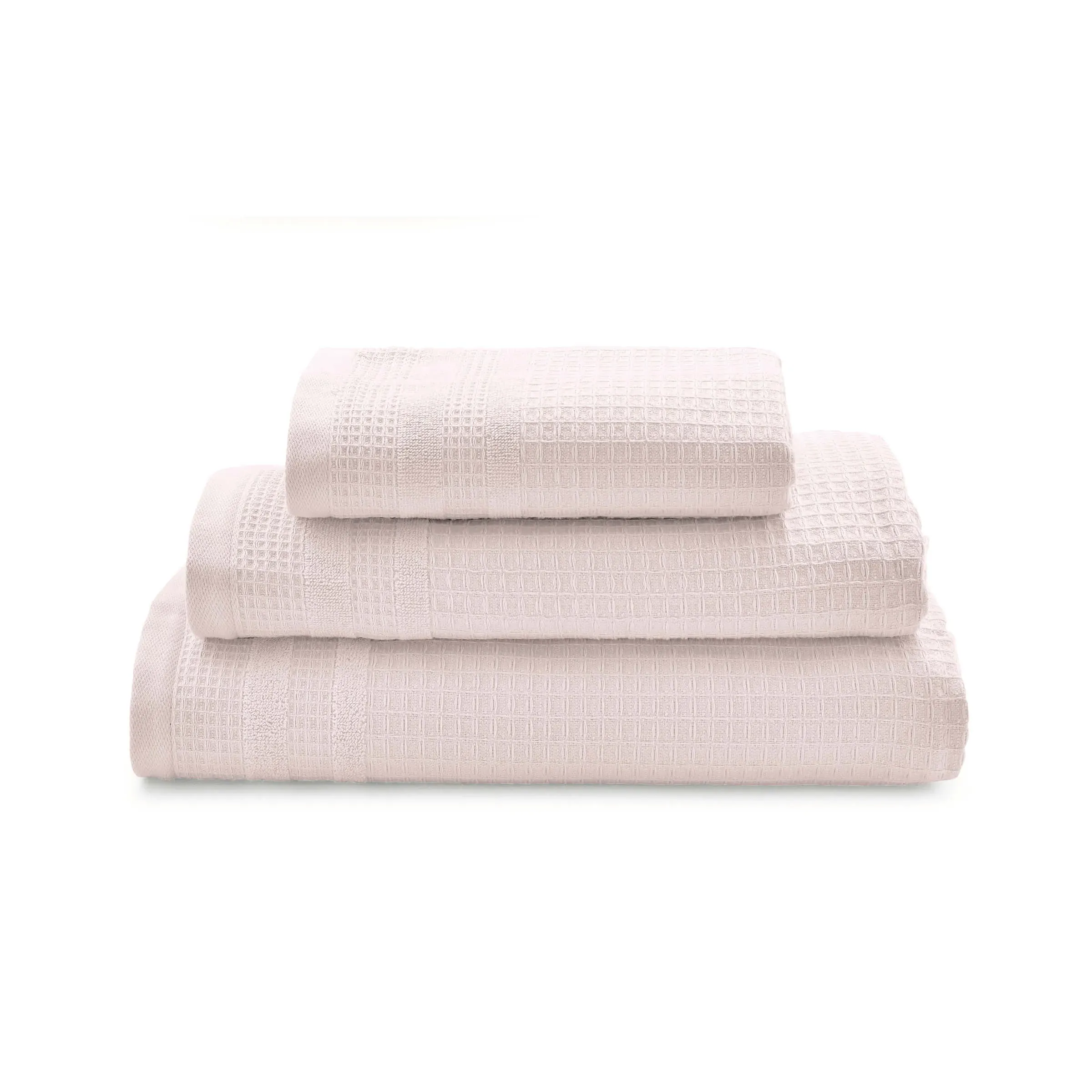 Waffle Bath Sheet - Rose, Cotton
