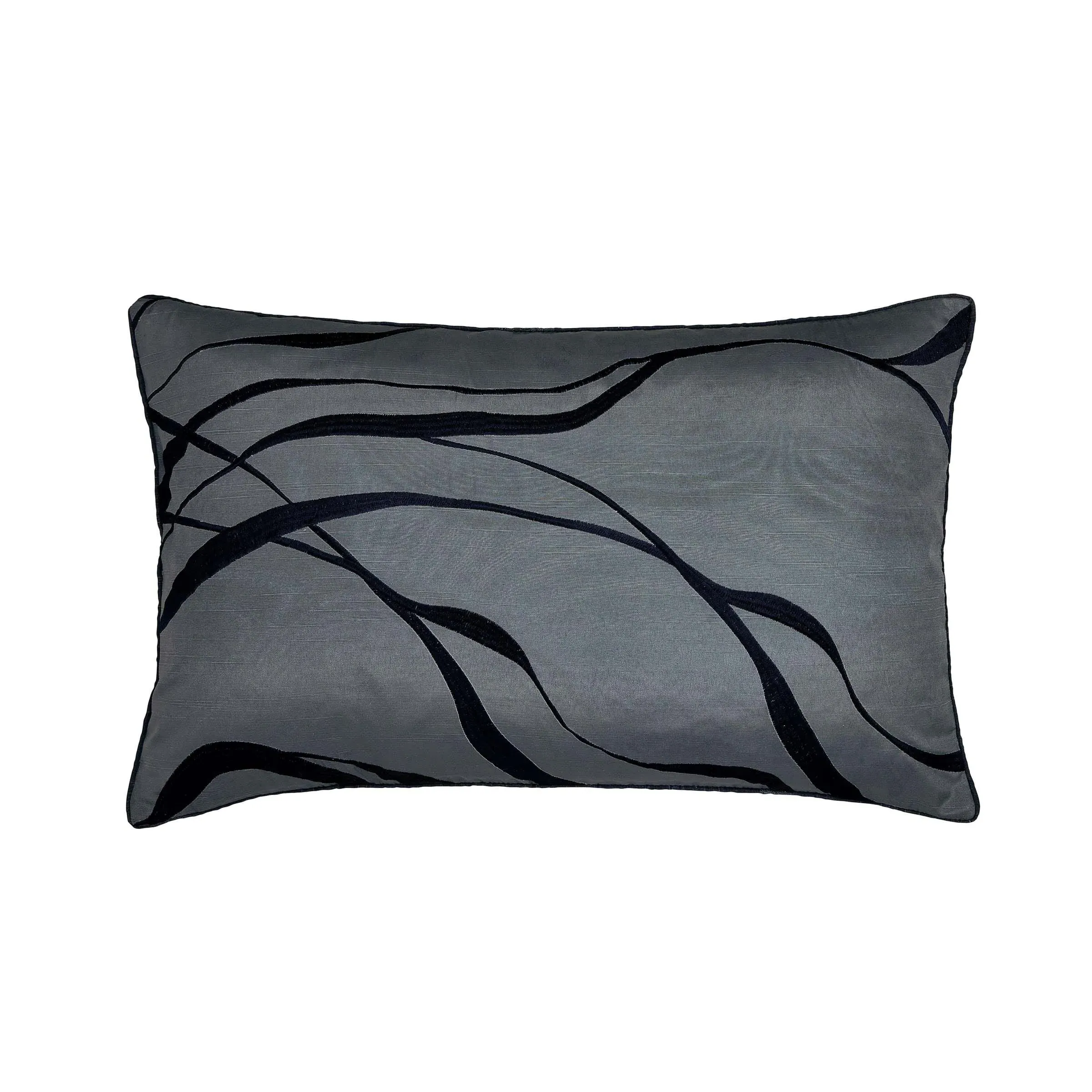 Nalu Surf Cushion with Embroidered Contour - Blue product
