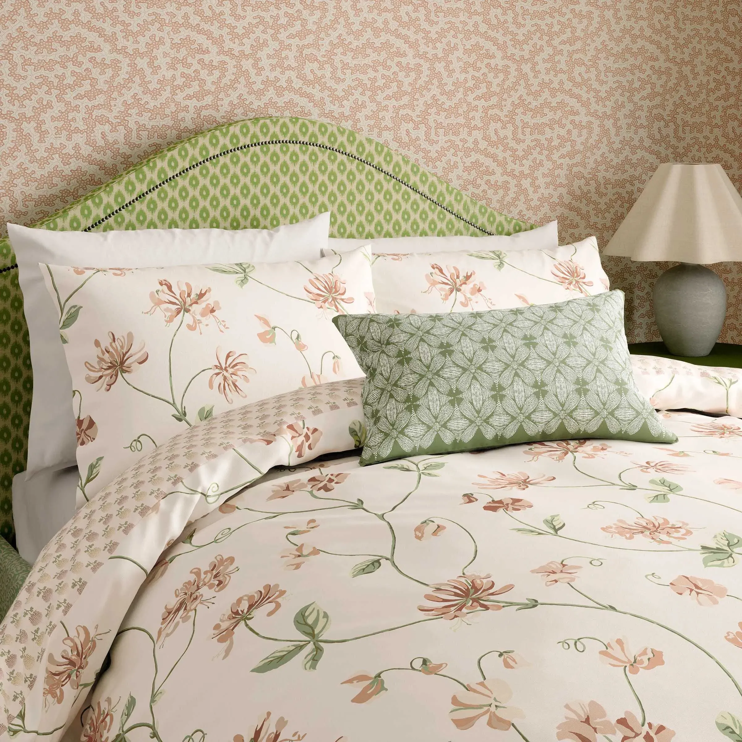 Double Duvet Cover Set with Pillowcases - Rose image