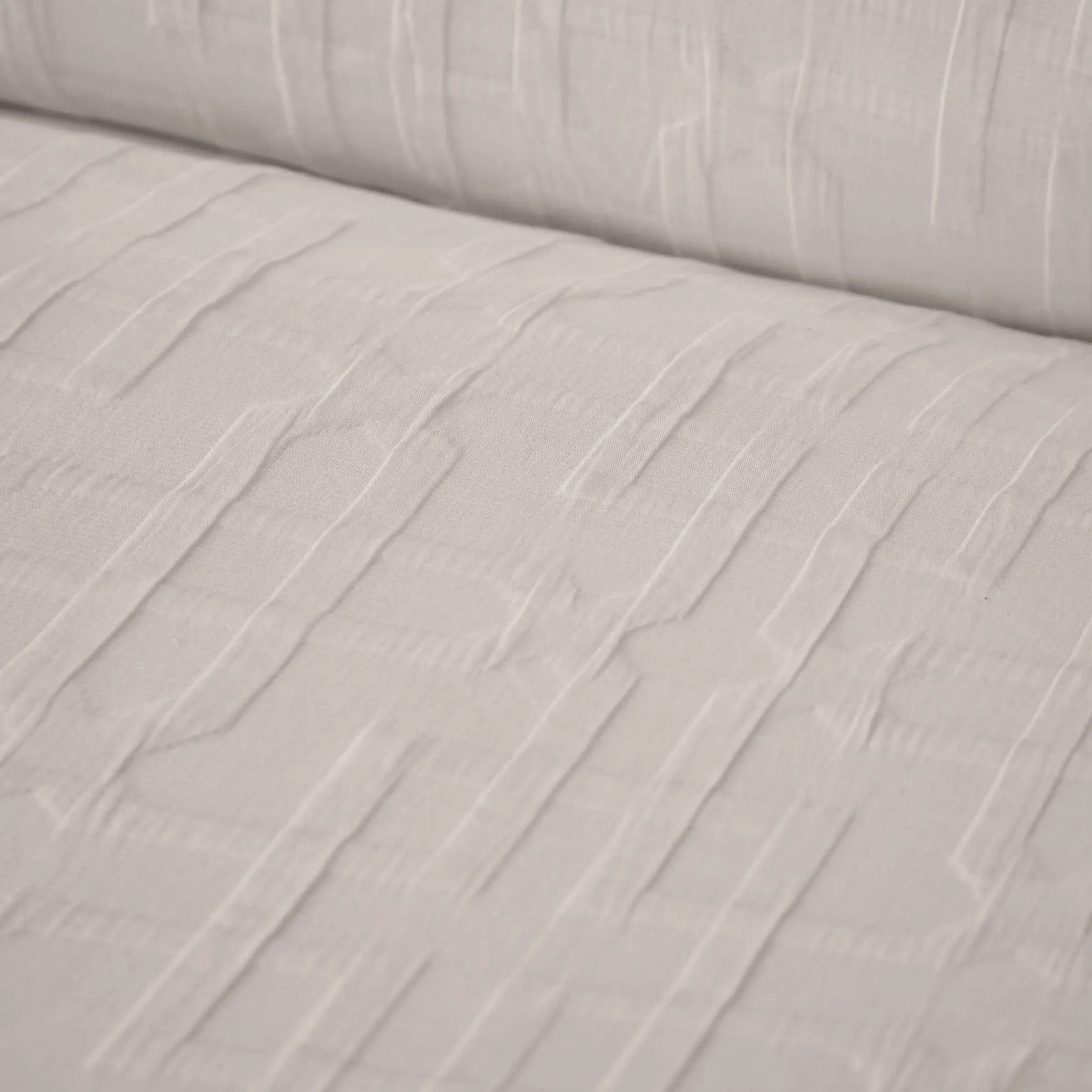 Double Duvet Cover Trellis Design - White, Cotton