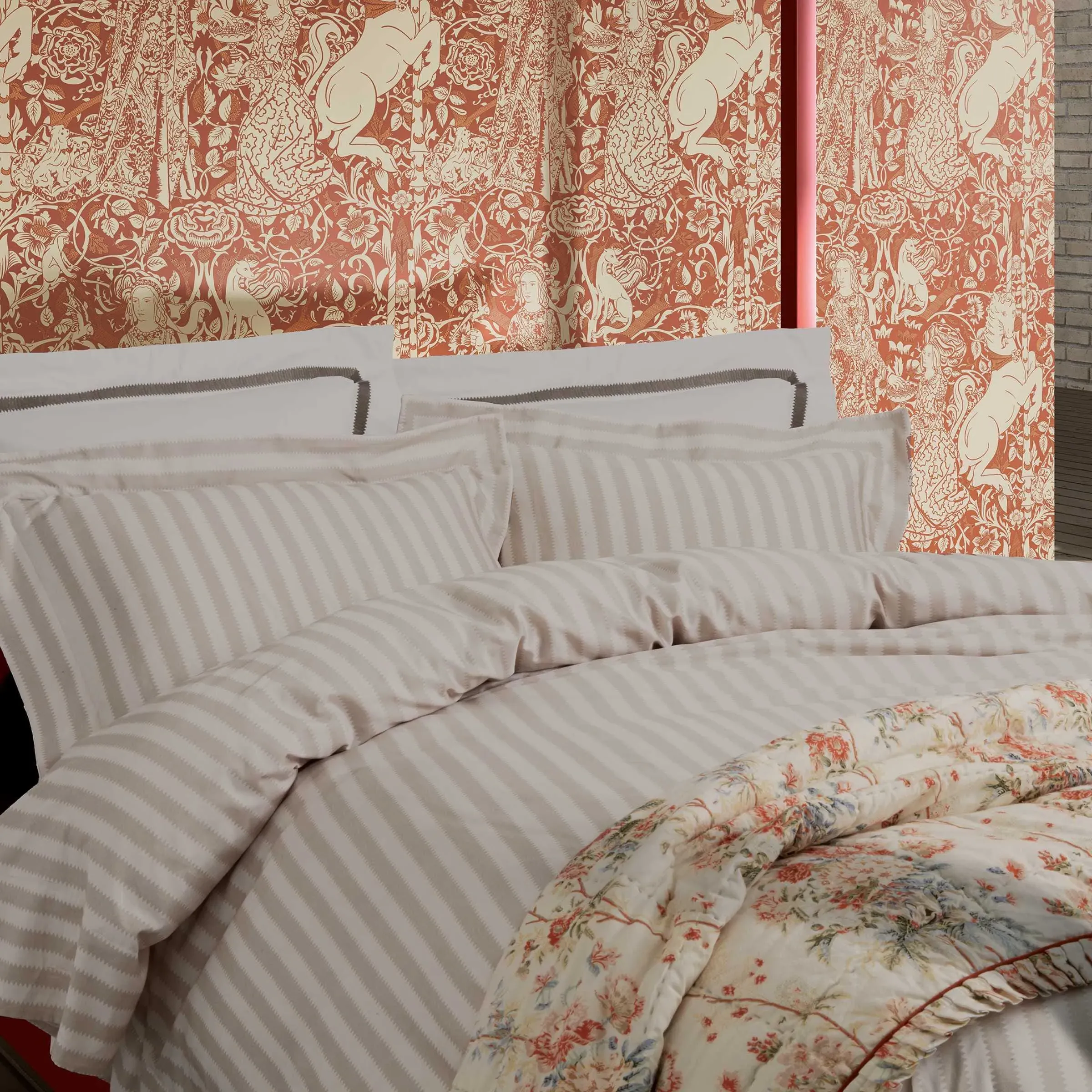 Double Duvet Cover Set - Alabaster, Cotton