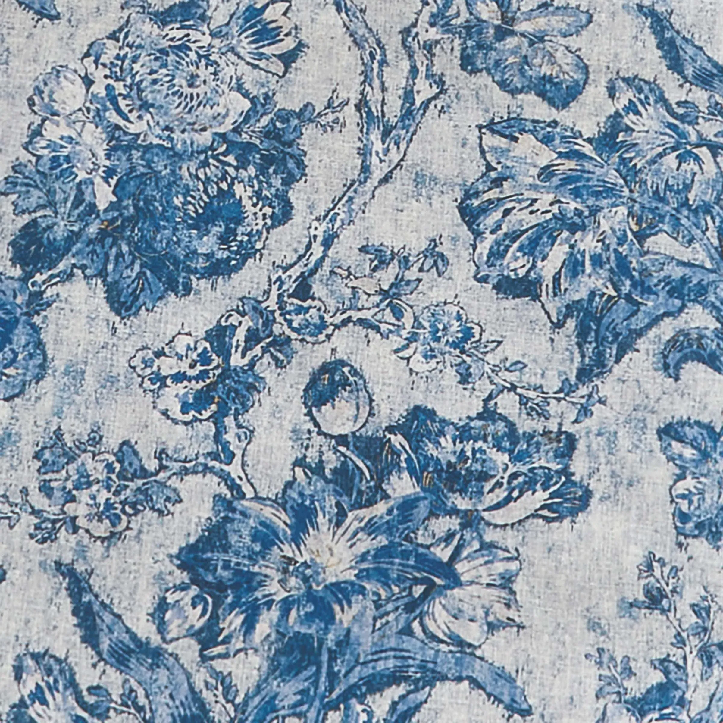 Square Pillowcase Pair - Blue, Cotton Sateen