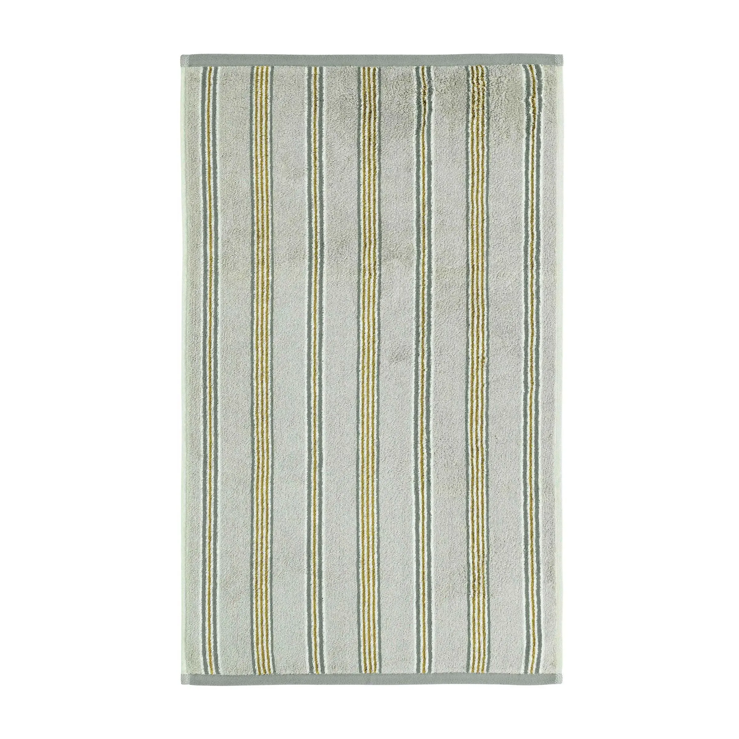 Hand Towel with Stripe Pattern - Silver, Cotton