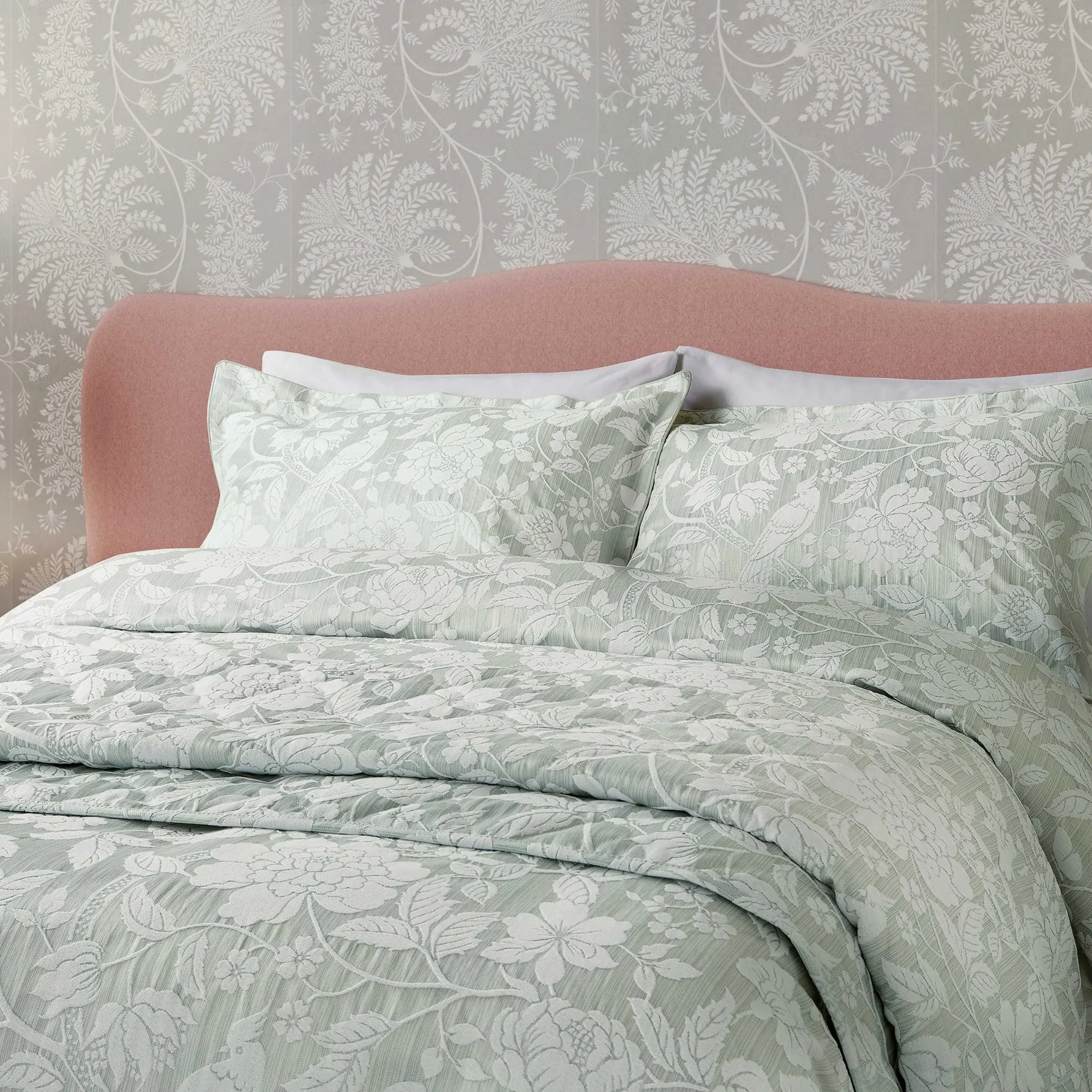 King Size Duvet Cover Set - Aqua, Cotton