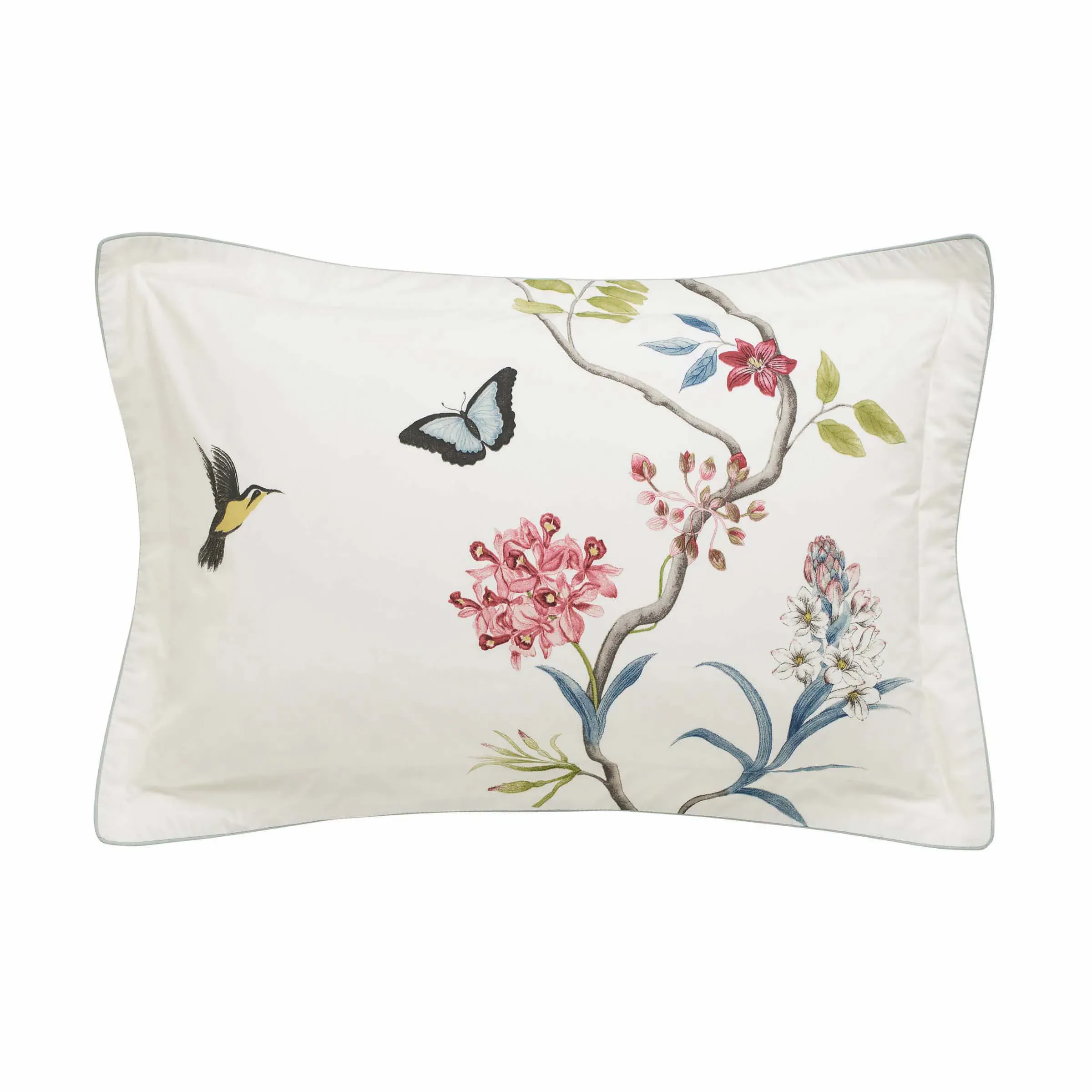 King Size Duvet Cover Set - Duck Egg, Cotton