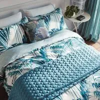 King Size Duvet Cover Set - Eucalyptus, Cotton