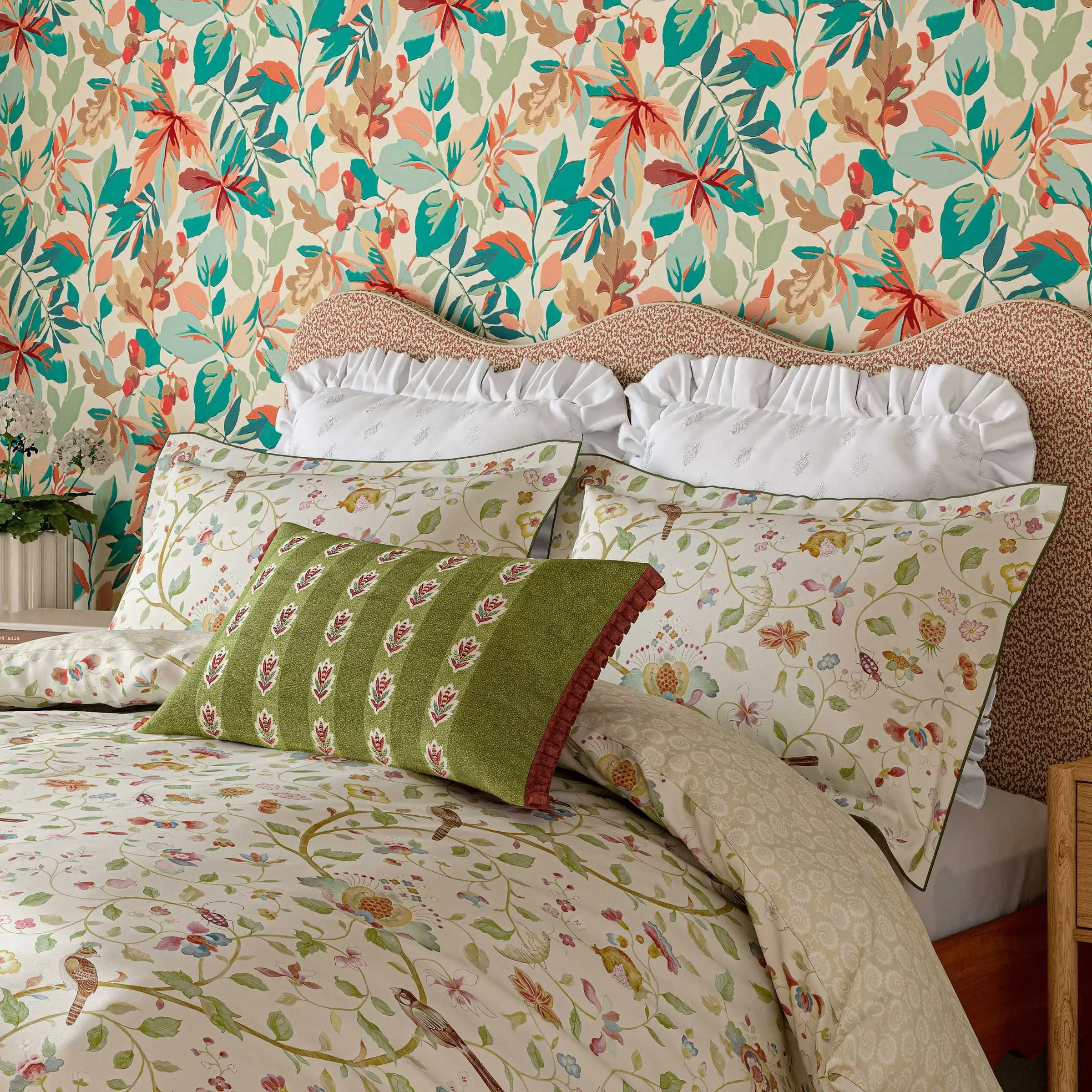 King Size Duvet Cover Set - Olive, Cotton