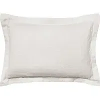 Oxford Pillowcase Trellis Design - White, Cotton