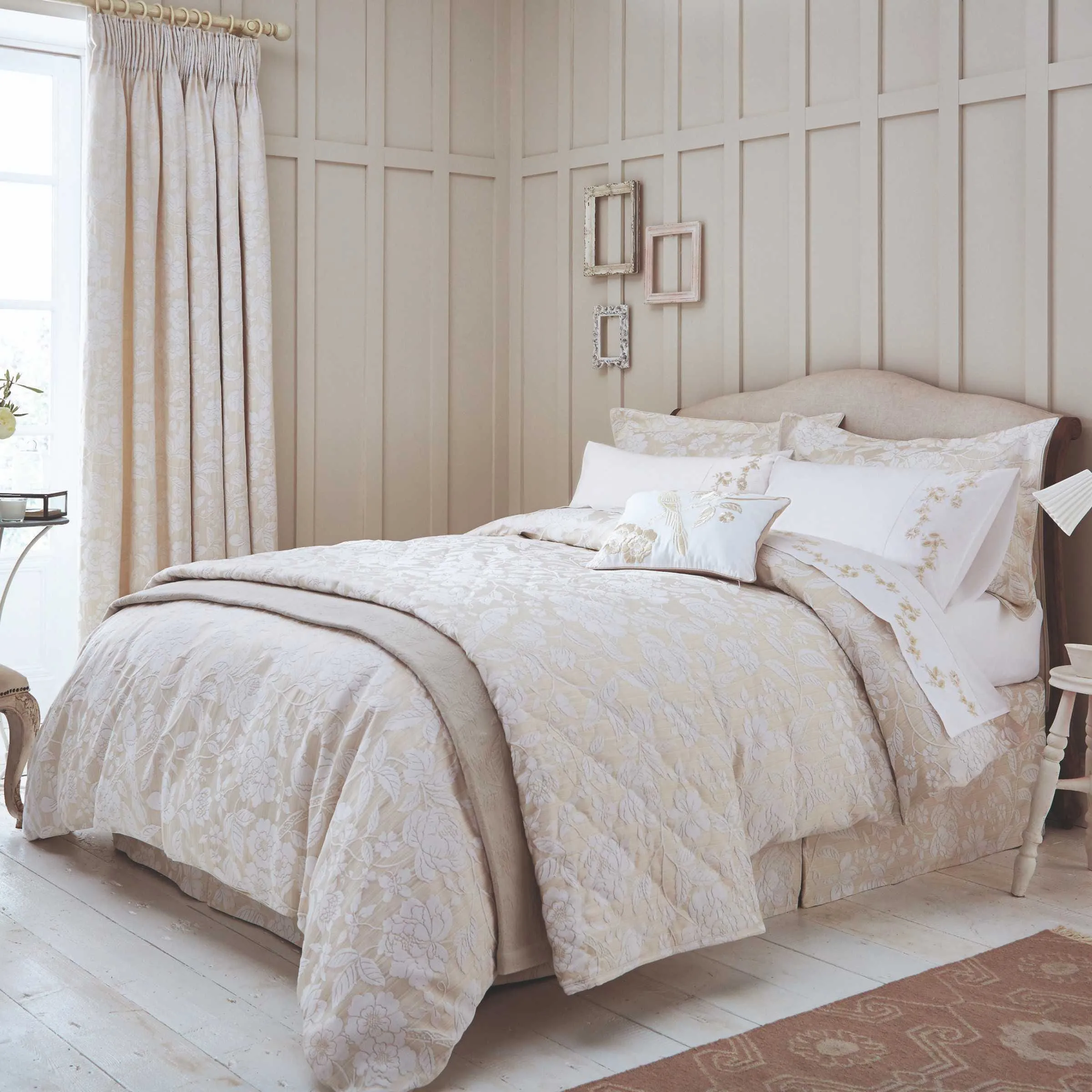 Quilted Throw - Linen, Cotton