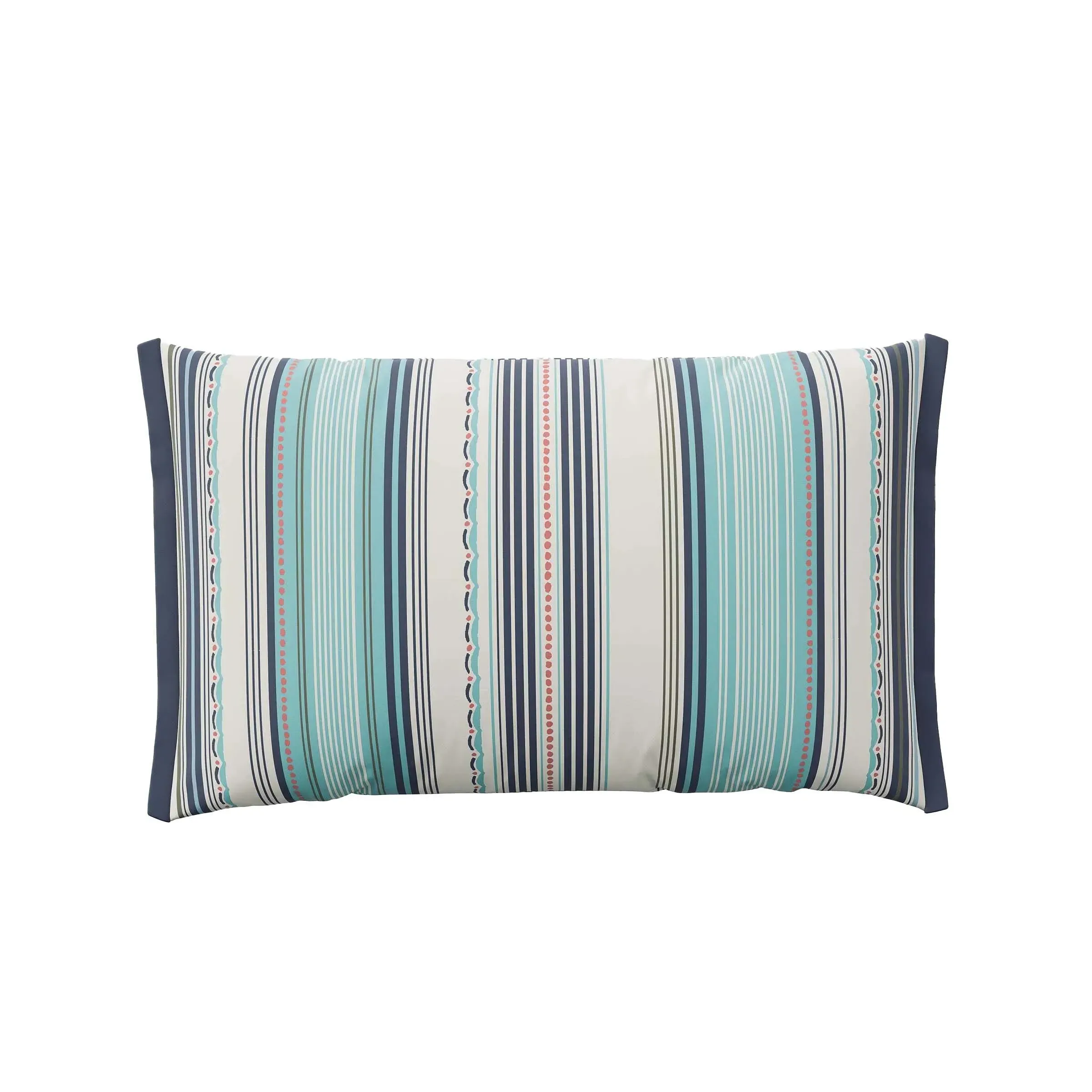 Rectangular Cushion Wisteria Print - Blue, Cotton image
