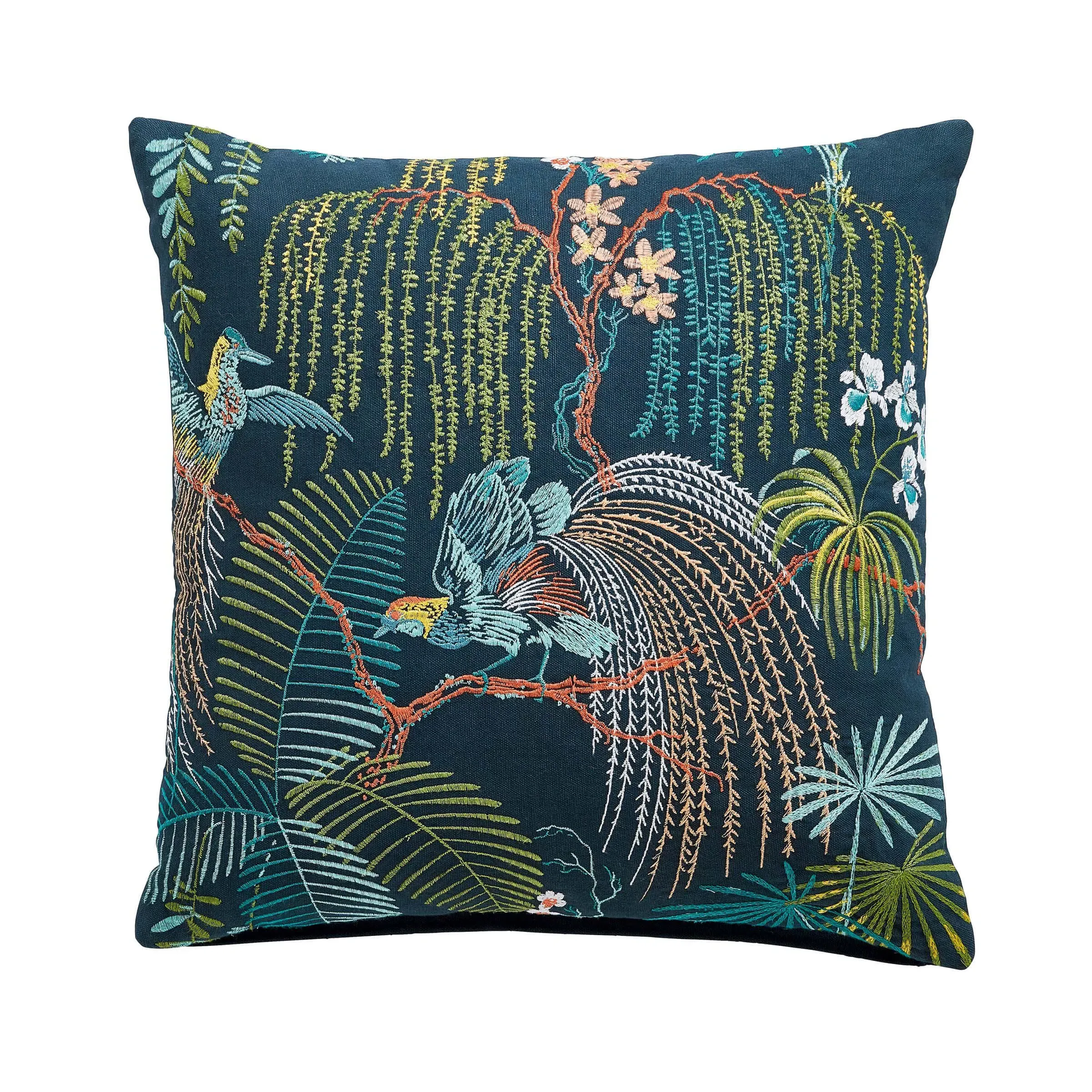 Square Cushion Cover - Eucalyptus, Cotton image