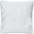 Square Cushion with Rope Trim - White
