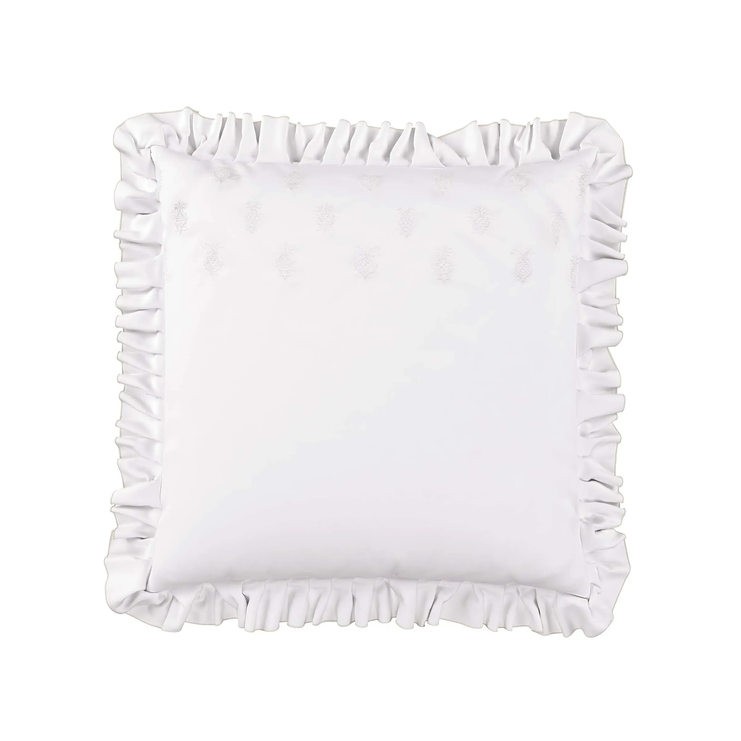 Square Oxford Pillowcase Pair - White, Cotton image