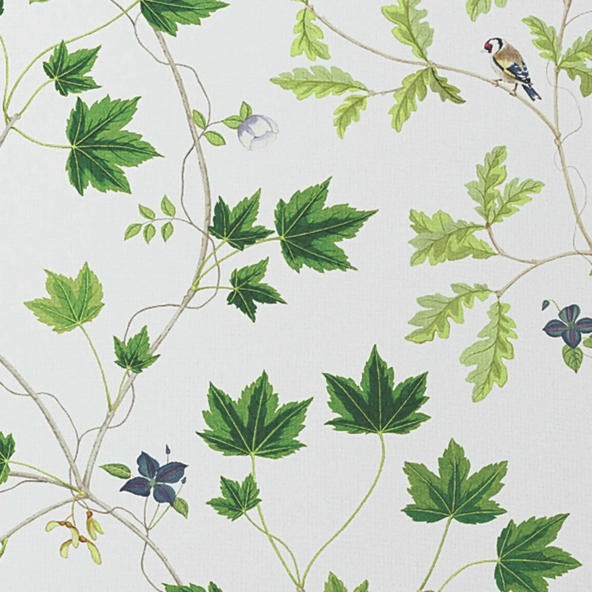 Square Pillowcases with Embroidery - Green, Cotton