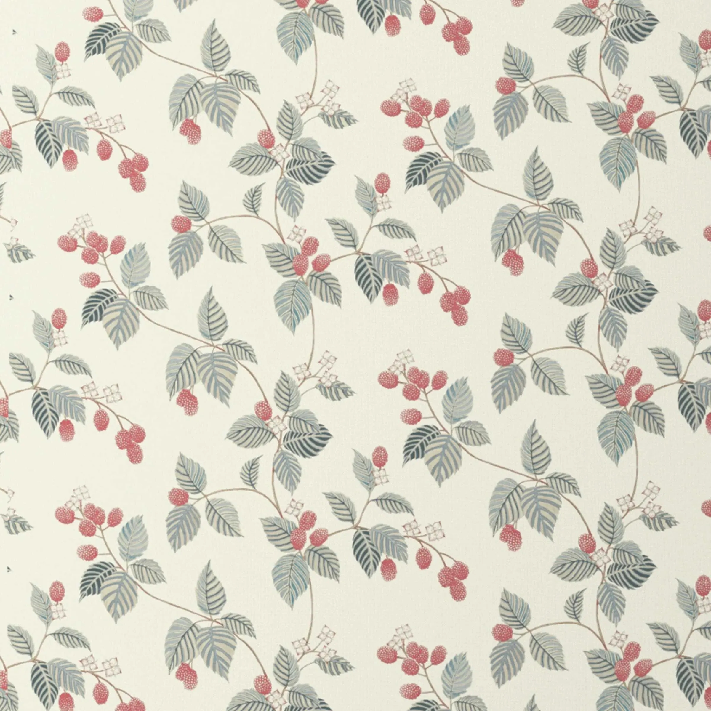 Square Pillowcases with Embroidery - Raspberry, Cotton