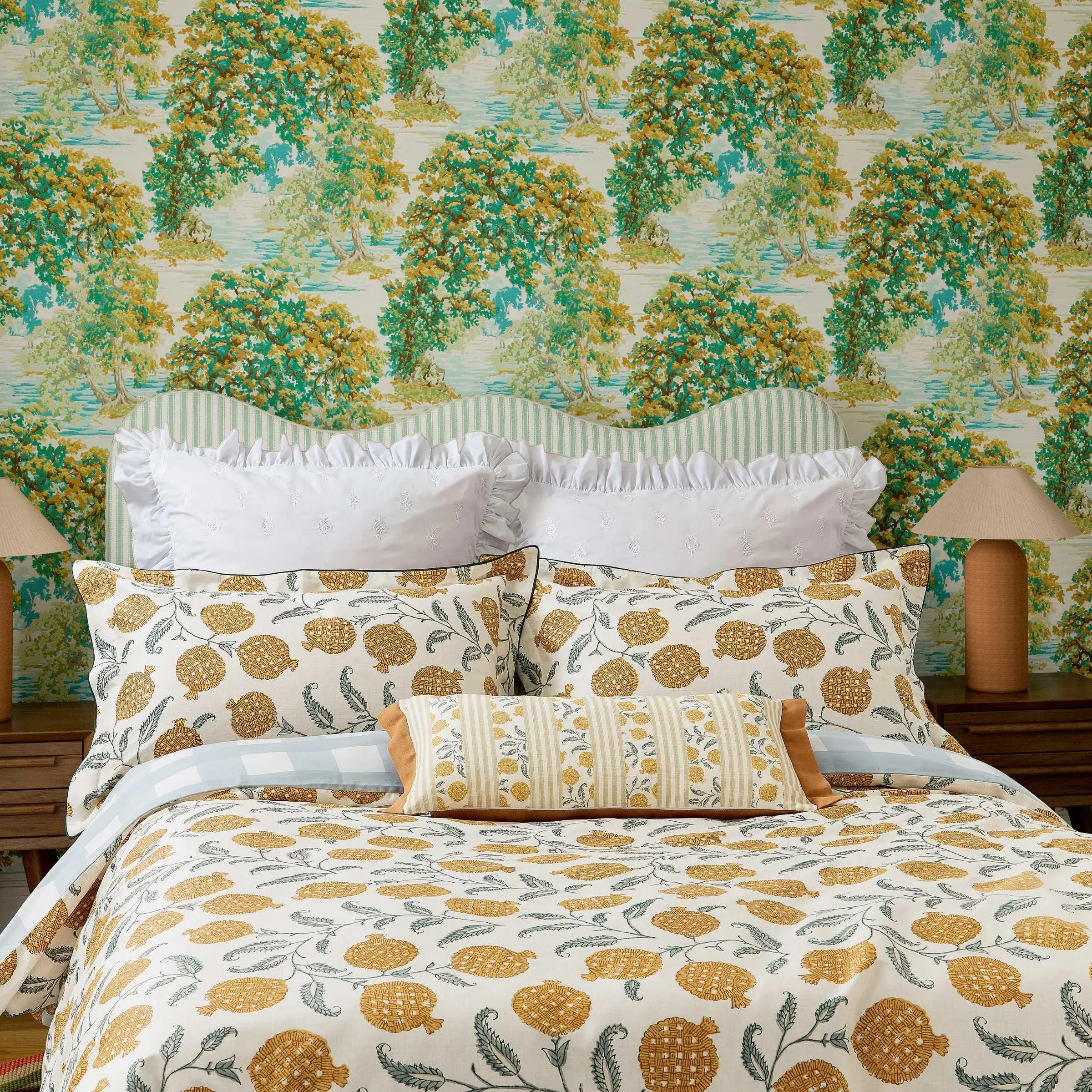 Super King Duvet Cover Set - Woad, Cotton image