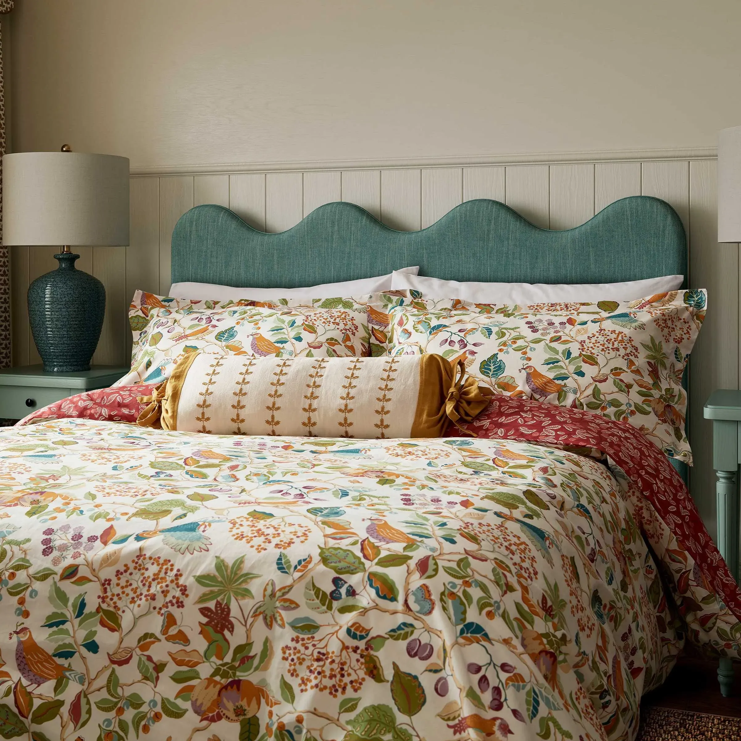Single Duvet Cover Set - Rowan Berry