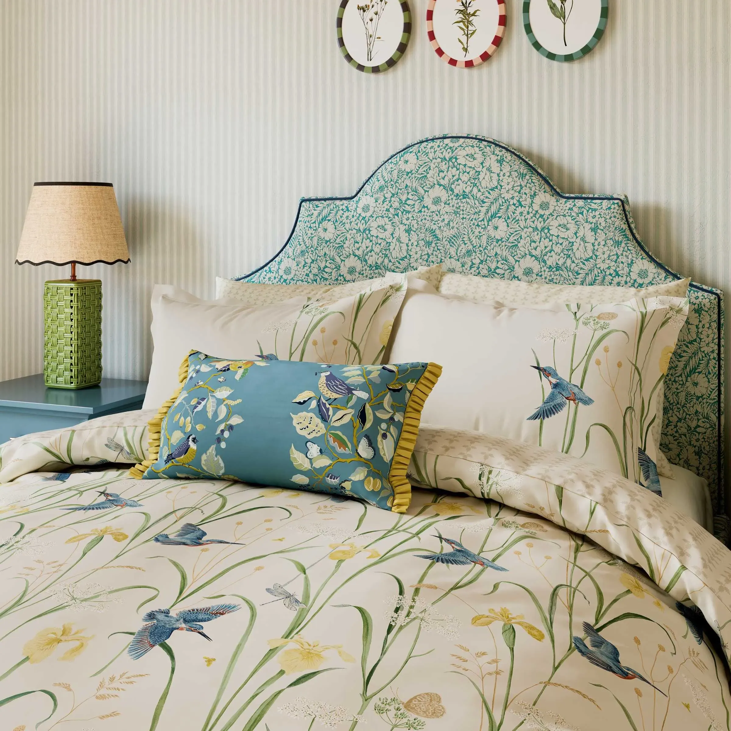 Super King Duvet Cover Set - Azure, Cotton image