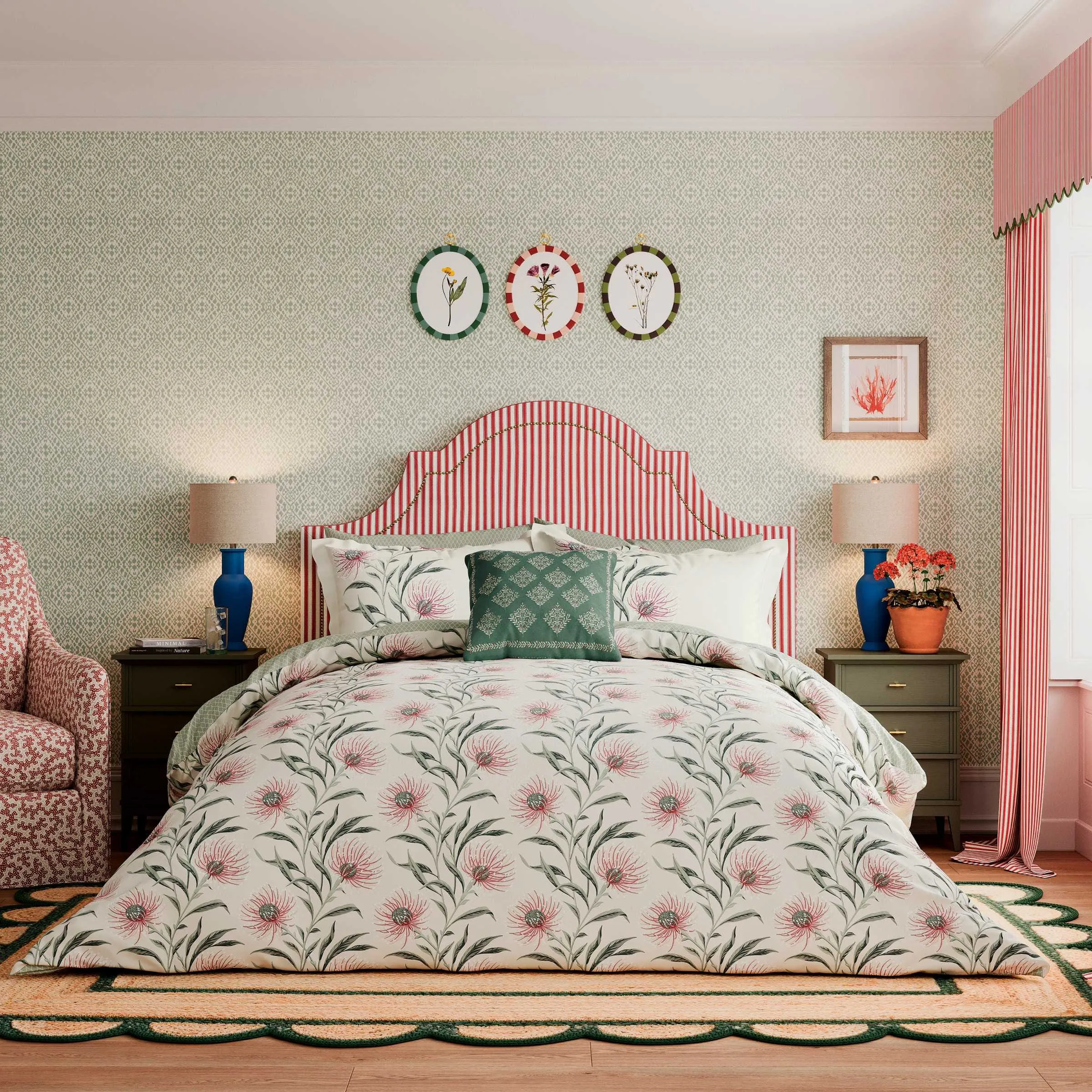 Super King Duvet Cover Set - Fuschia, Cotton