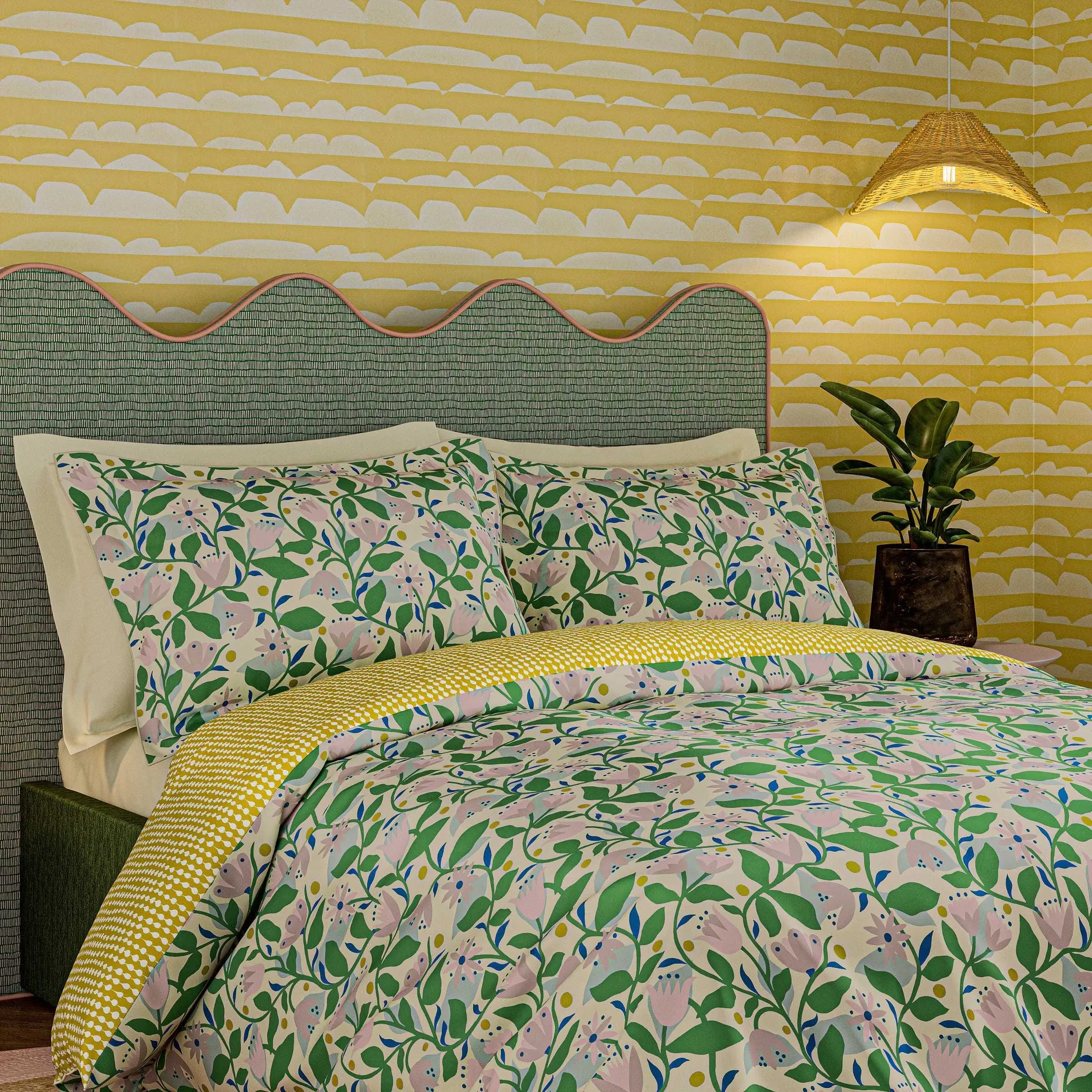 King Size Duvet Cover Set - Lavender, Cotton