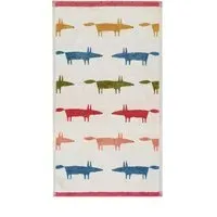 Mr Fox Birthday Bath Towel - Multi, Cotton