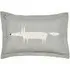 Oxford Pillowcase with Piping - Silver, Cotton
