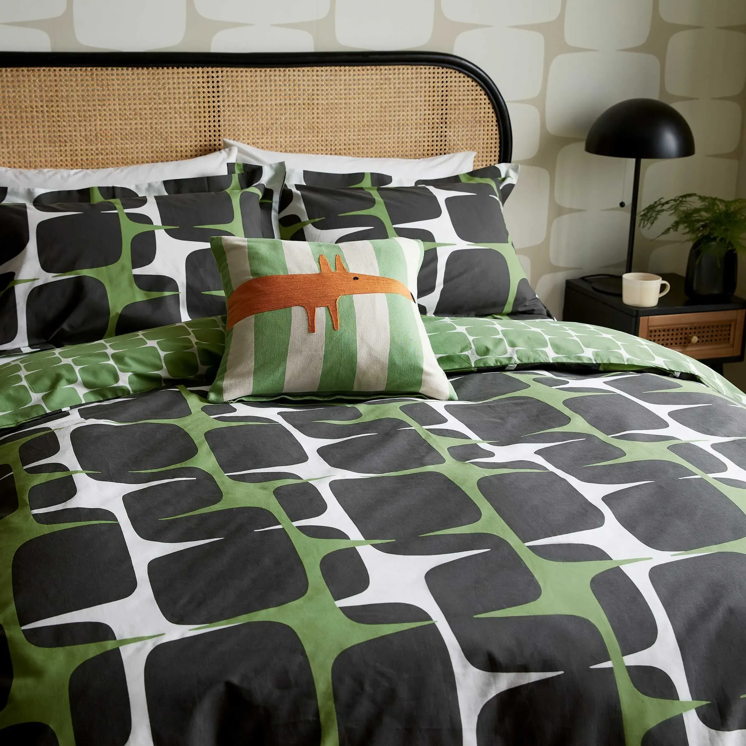 Super King Duvet Cover Set - Juniper, Cotton image