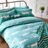 Super King Duvet Cover Set - Teal, Cotton