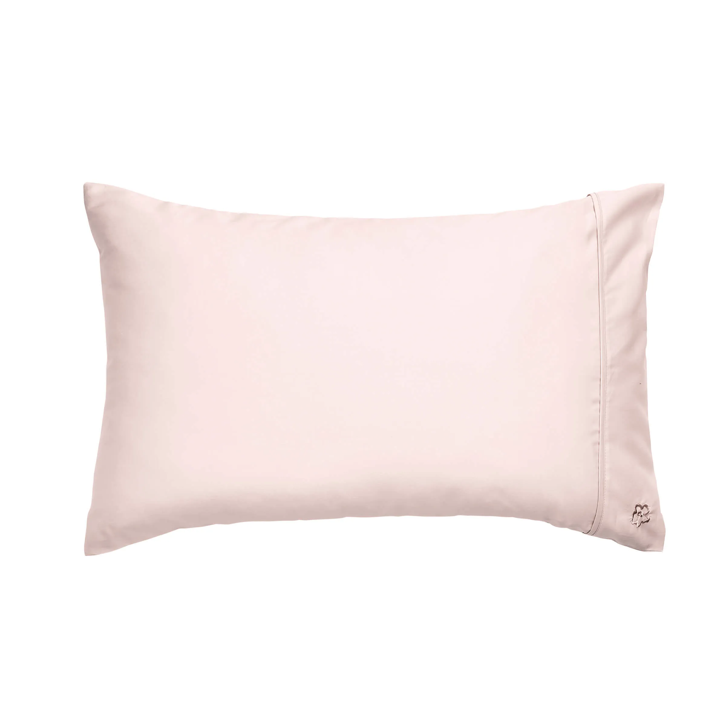 250 Thread Count Plain Dye Standard Pillowcase - Soft Pink, Cotton Sateen product