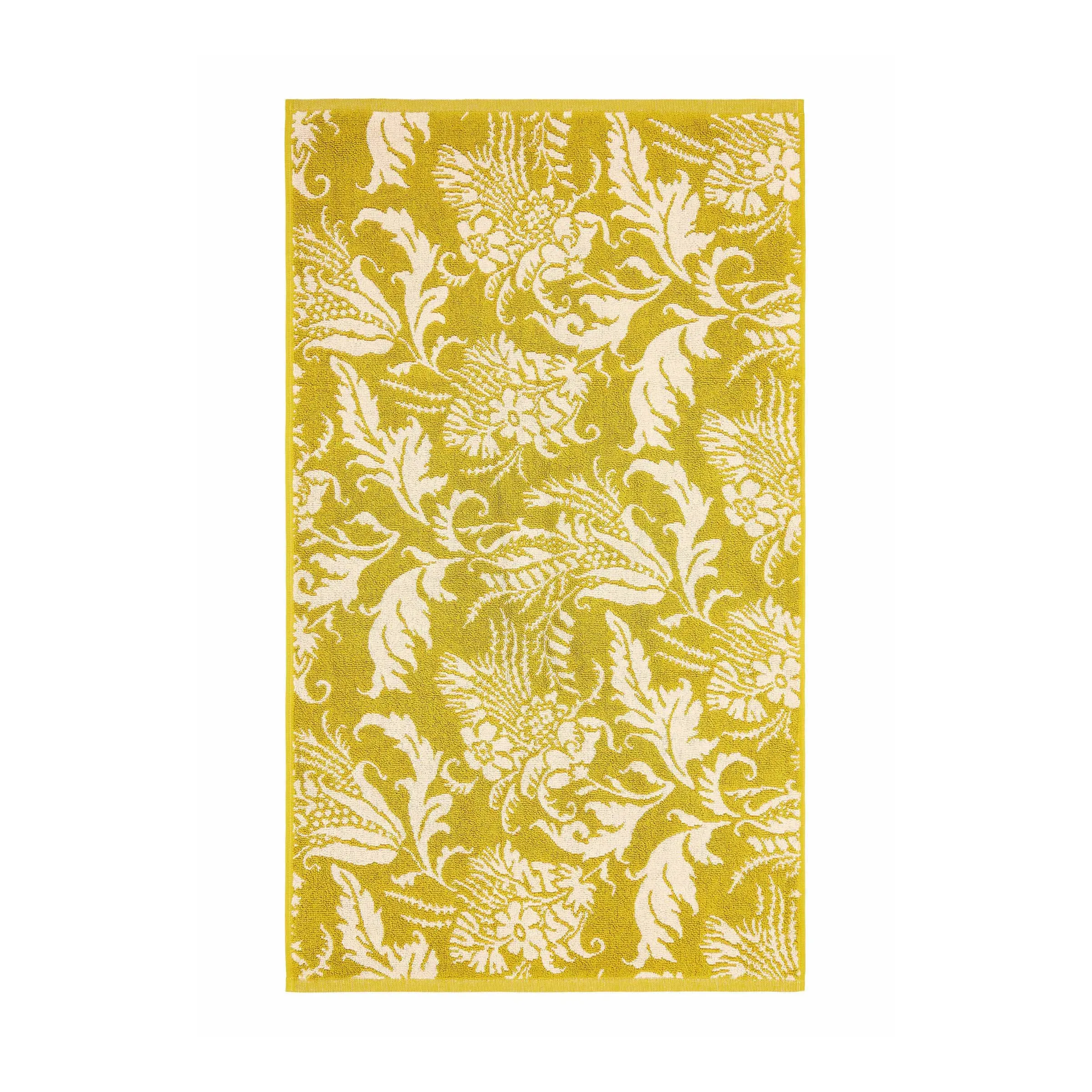 Bath Sheet with Baroque Design - Gold, Cotton