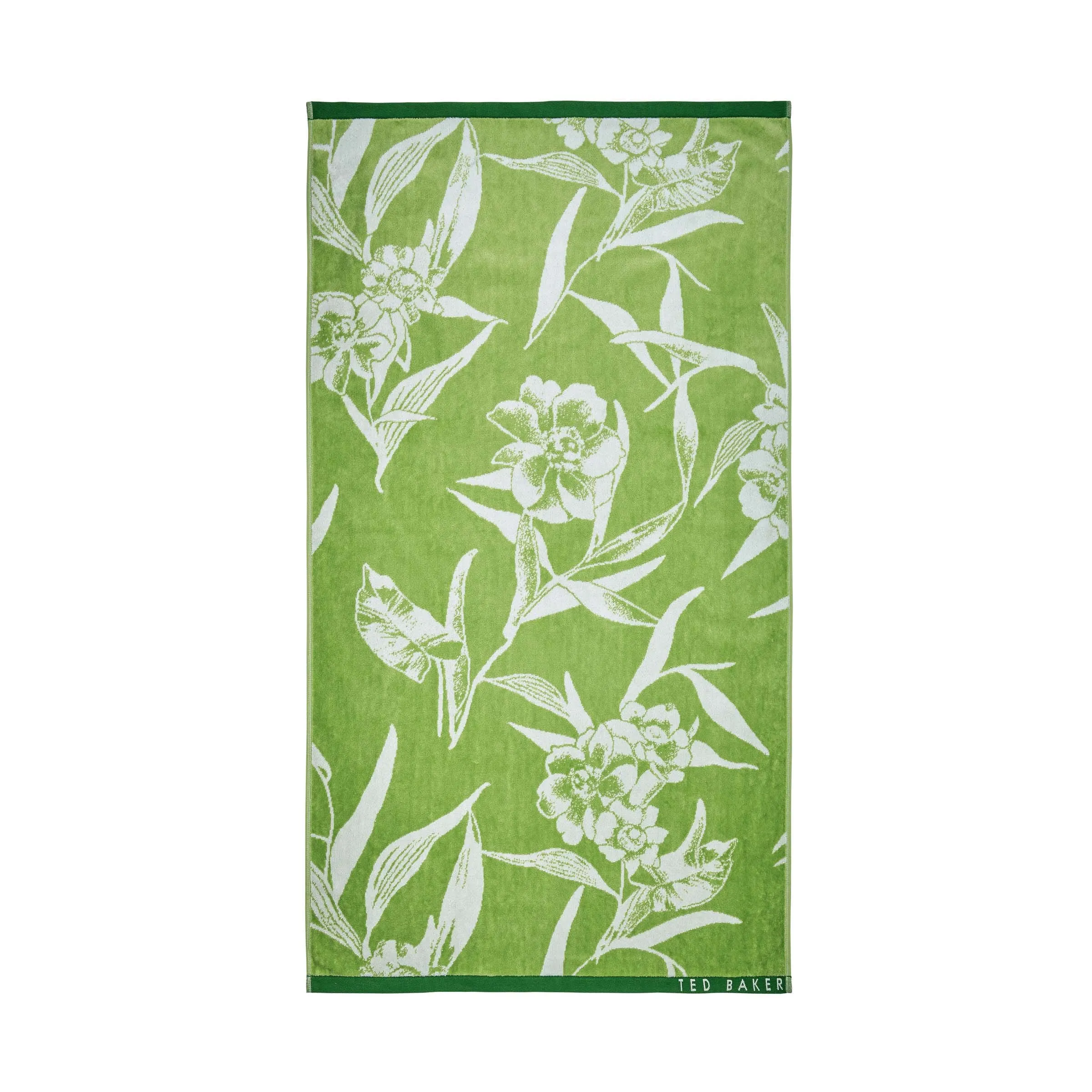 Cabana Hand Towel - Green, Cotton Velour product