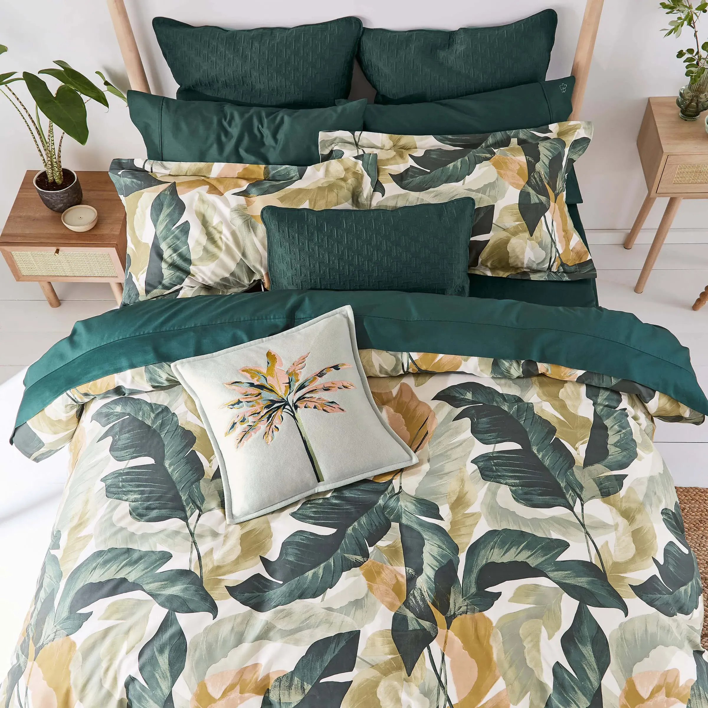 Double Duvet Cover Set - Basil image