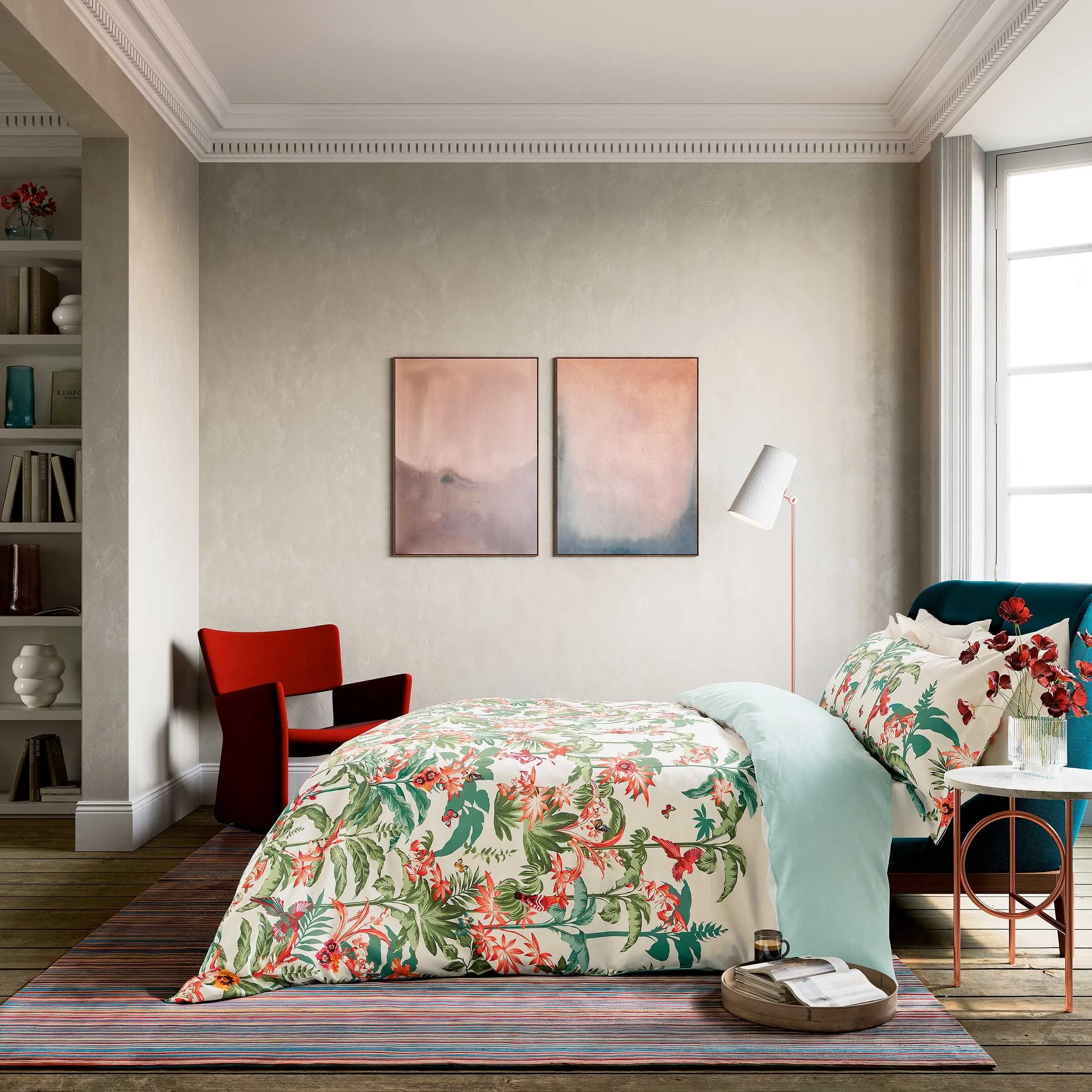 Double Duvet Cover Set - Multi, Cotton