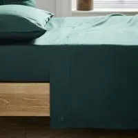 Double Flat Sheet 250 Thread Count - Forest, Cotton