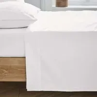 Double Flat Sheet 250 Thread Count - White, Cotton