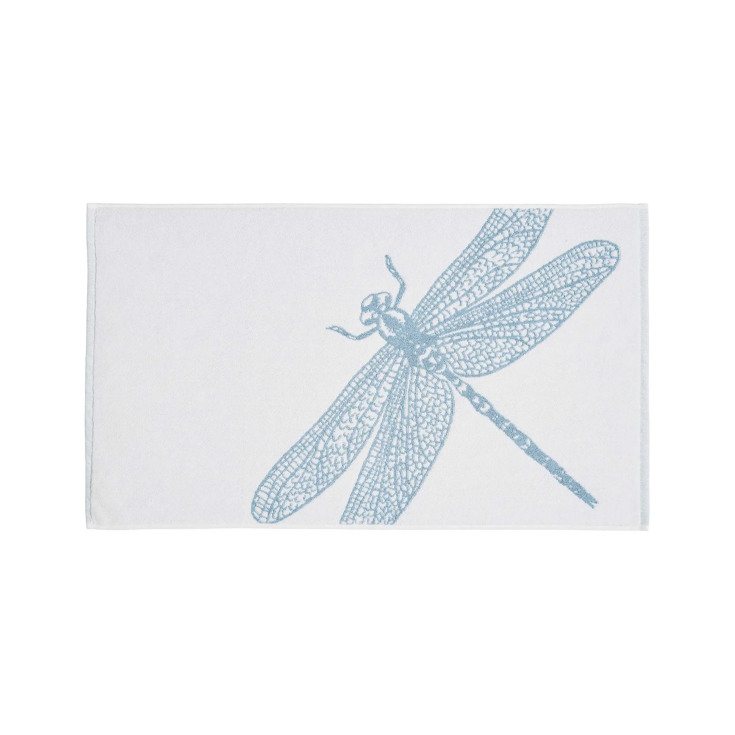 Dragonfly Hand Towel - Denim, Cotton Velour alternate view