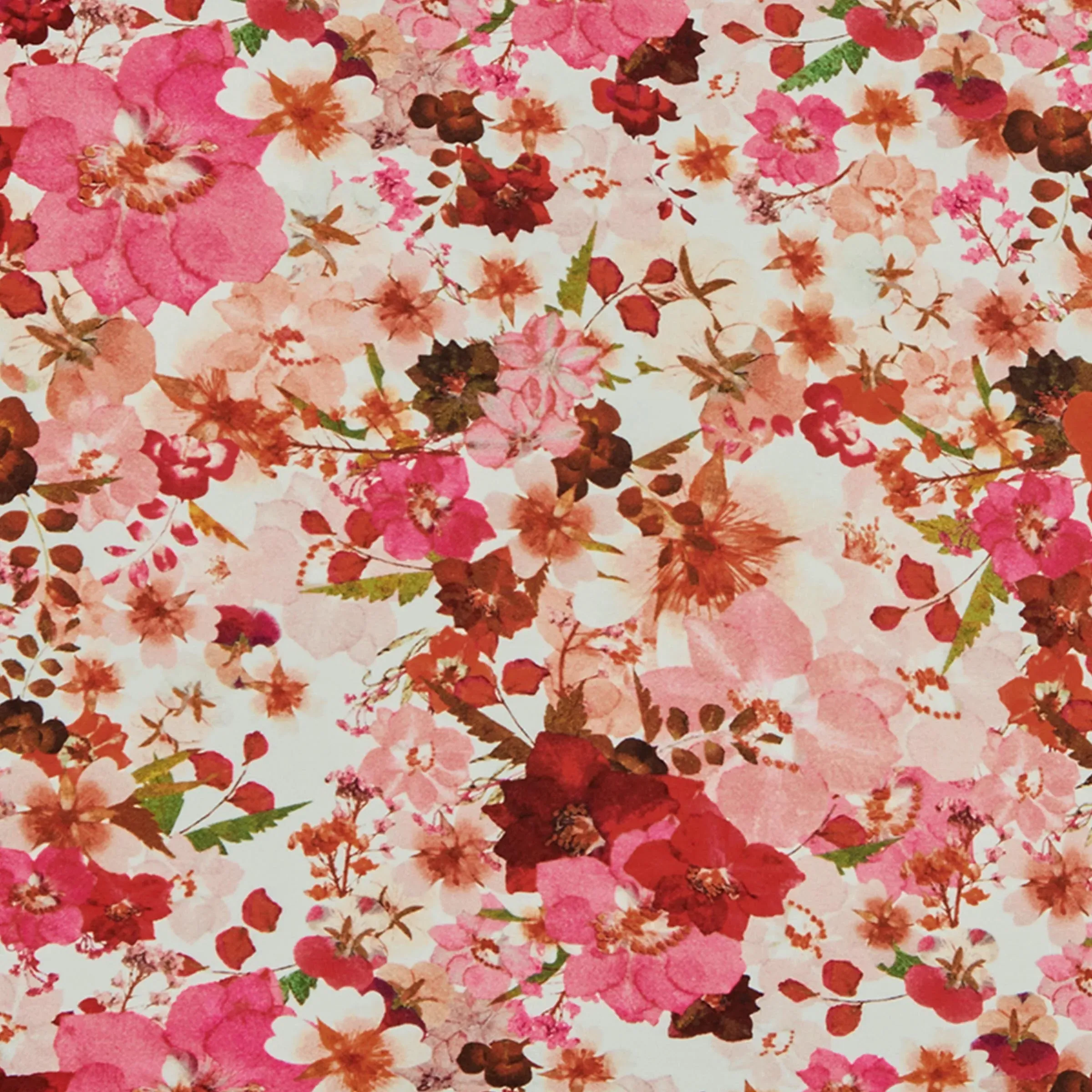 Floral Throw Blanket - Multi, Cotton