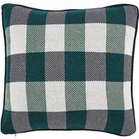 House Check Knitted Cushion - Multi alternate view