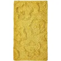 Magnolia Bath Mat - Gold, Cotton