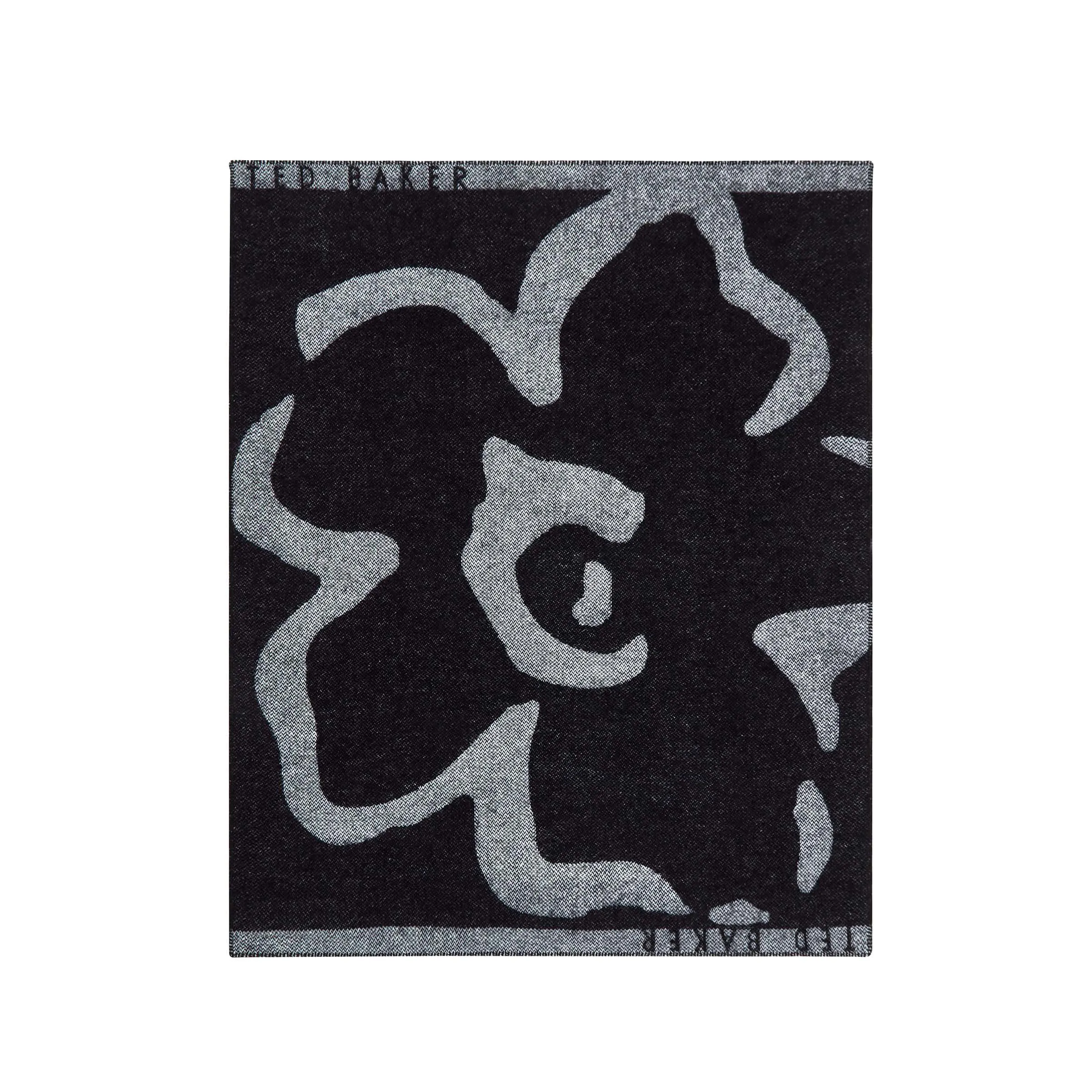 Magnolia Woven Throw - Black, Wool product
