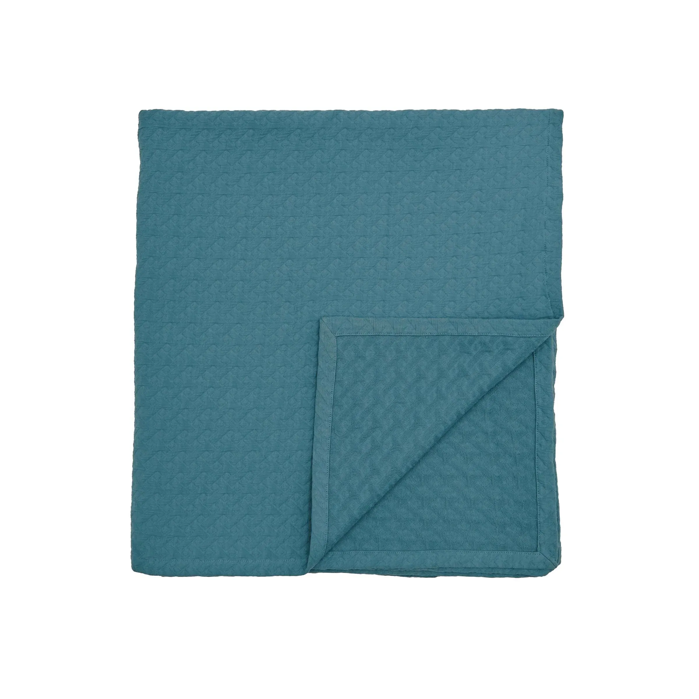 Matelasse Throw - Blue image