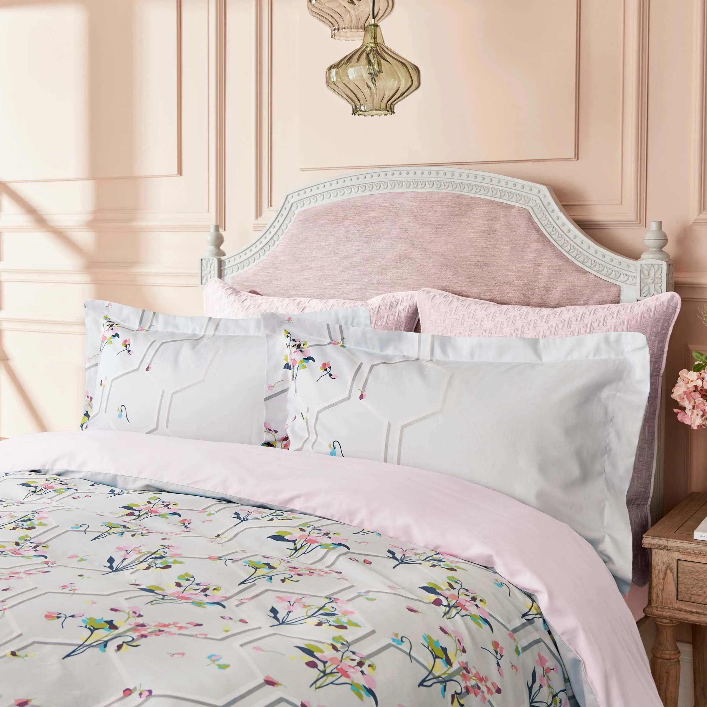 Peppermint Single Duvet Cover Set - Silver product