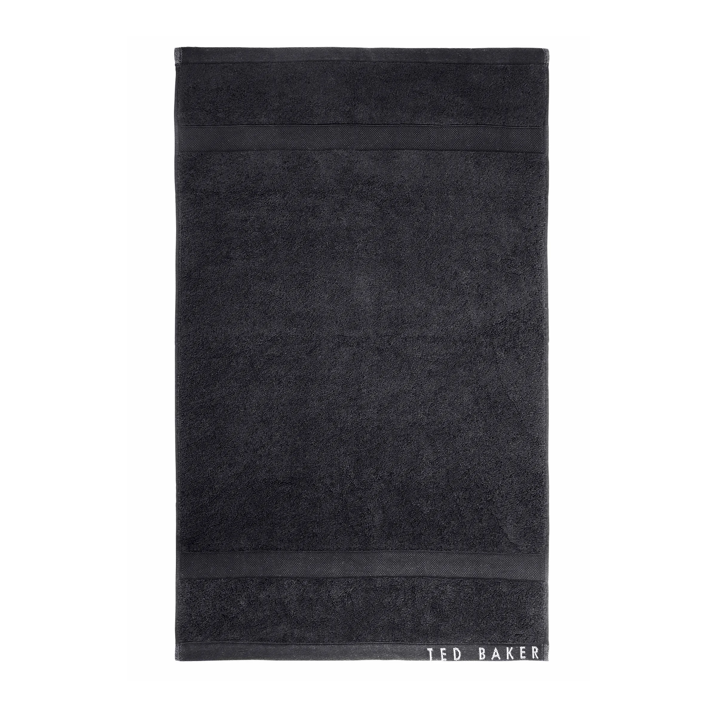 Plain Dye Hand Towel - Black, Zero-Twist Cotton product