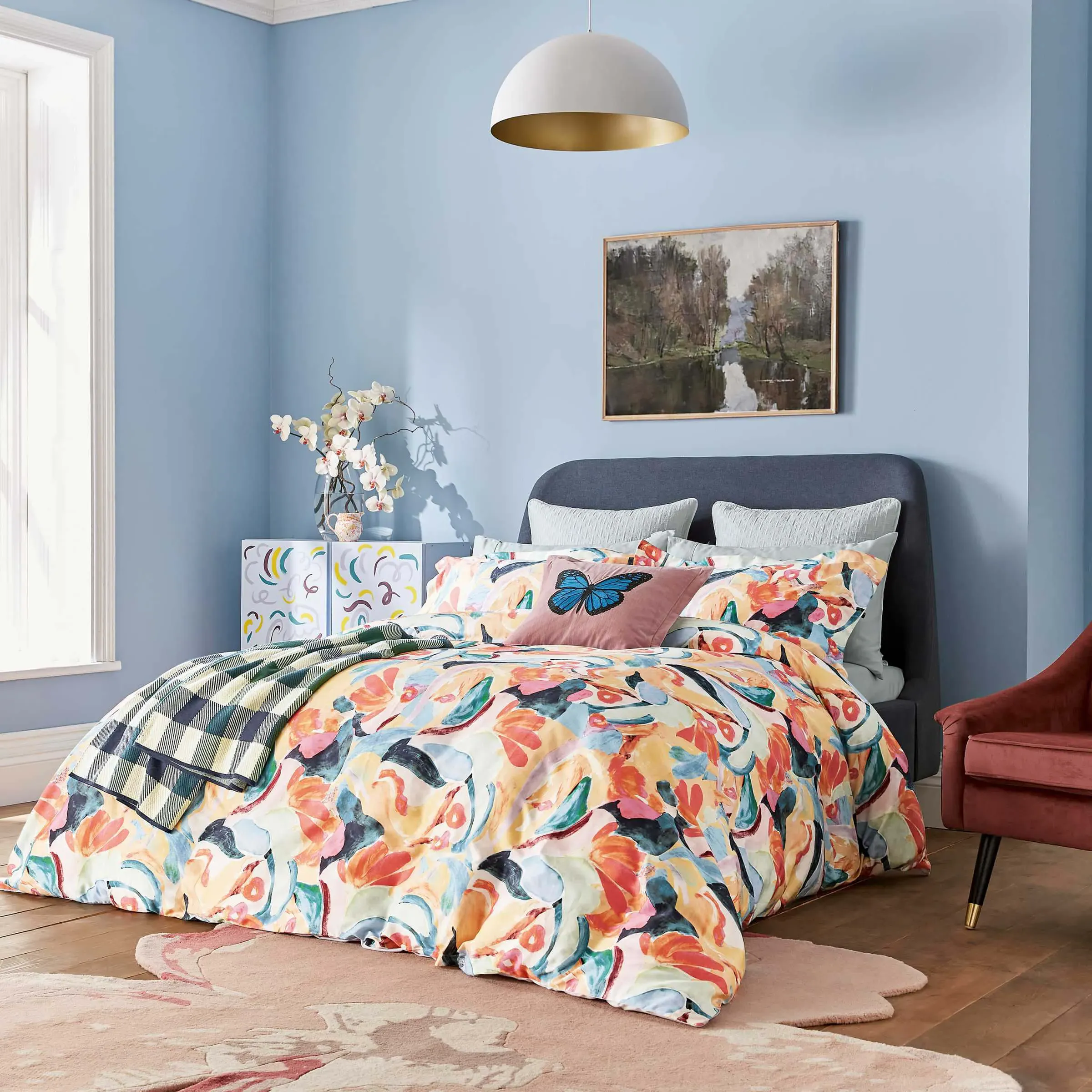 Quilted Sham Pillowcase - Silver, Polyester