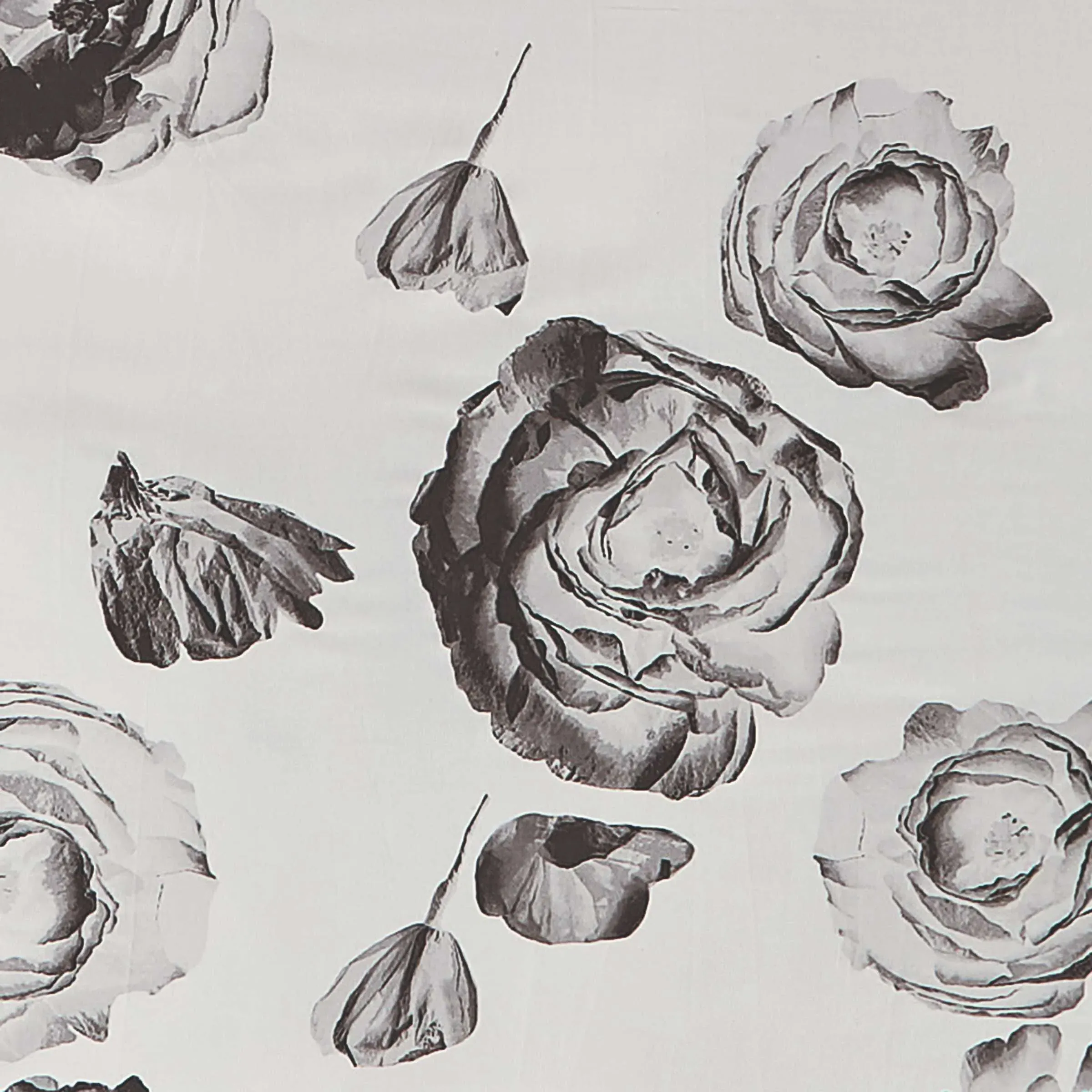 Rectangular Cushion with Embroidery - Black