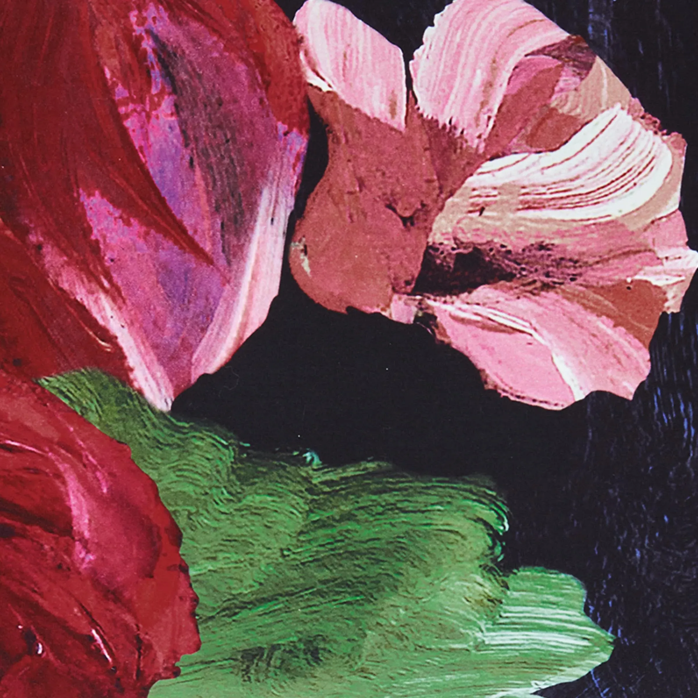 Square Floral Cushion - Multi, Cotton Sateen