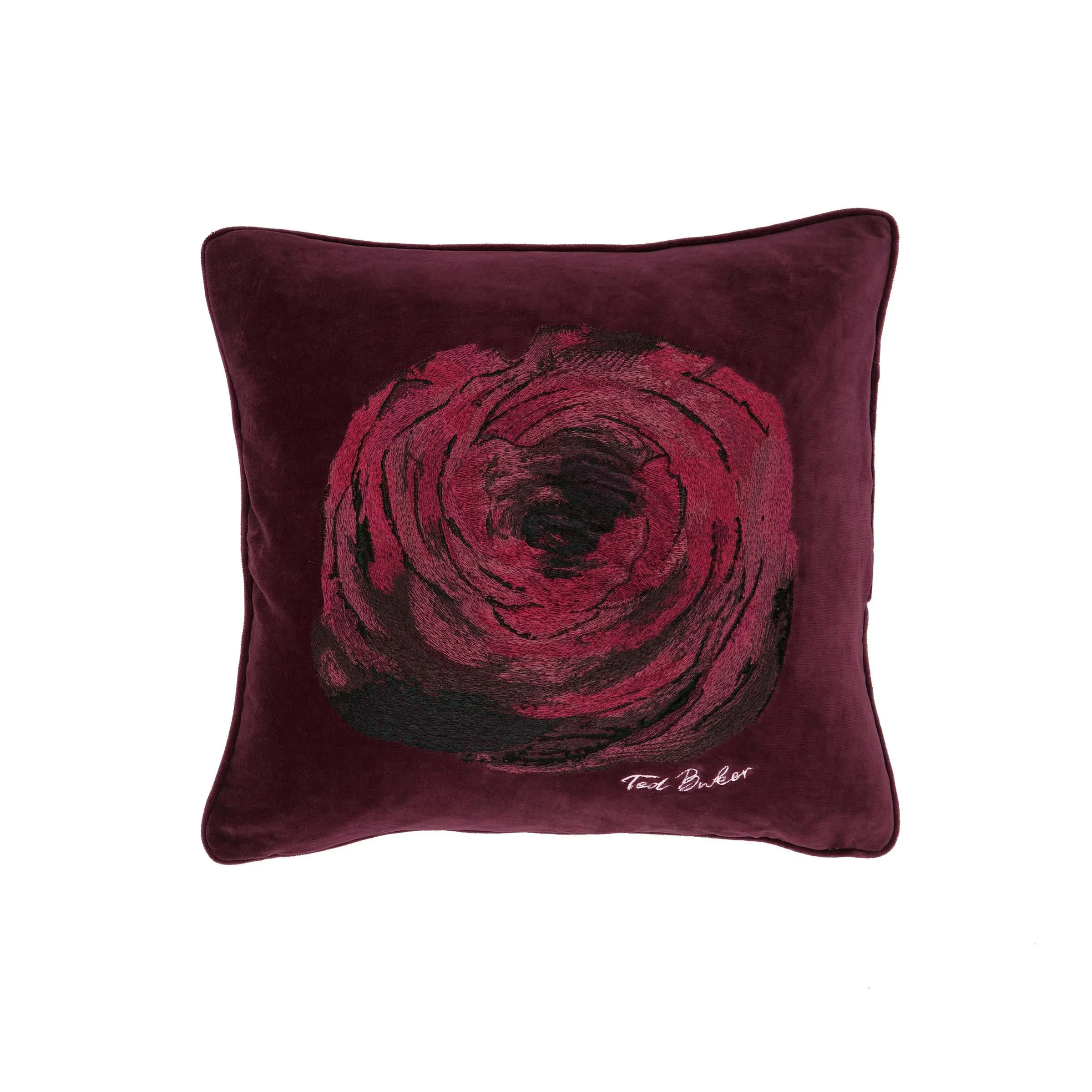 Square Floral Cushion - Multi, Cotton Sateen image