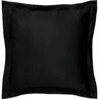 Square Oxford Pillowcase 250TC - Black, Cotton