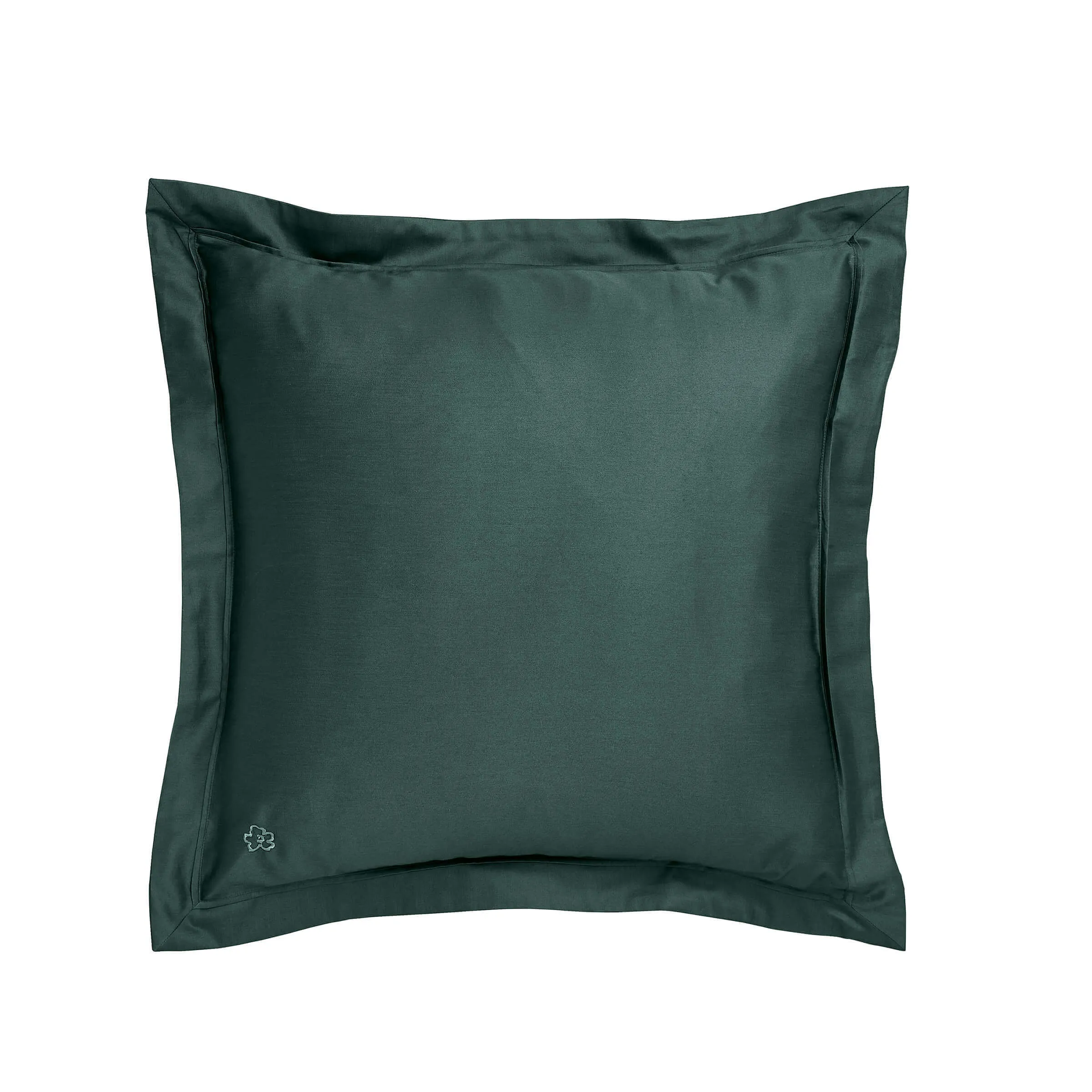 Square Oxford Pillowcase 250TC - Forest, Cotton